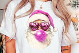 Retro Santa Blowing Bubble | Christmas Sublimation Bundle