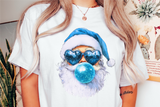 Retro Santa Blowing Bubble | Christmas Sublimation Bundle