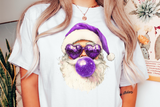 Retro Santa Blowing Bubble | Christmas Sublimation Bundle