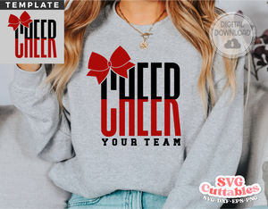 Cheer Template 0072 | SVG Cut File