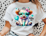 Highland Cow Birthday | PNG Print File