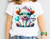 Highland Cow Birthday | PNG Print File