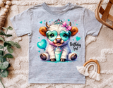 Highland Cow Birthday | PNG Print File