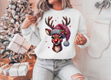 Reindeers with Rhinestones and Glitter | Christmas Sublimation Bundle