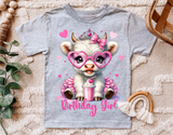Highland Cow Birthday | PNG Print File