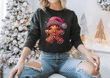 Gingerbread Men with Rhinestones and Glitter | Christmas Sublimation Bundle