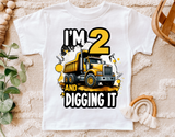 2nd Birthday Dump Truck | PNG Print File