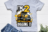 2nd Birthday Dump Truck | PNG Print File
