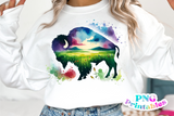 Bison Watercolor | PNG Sublimation File