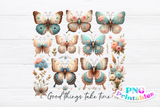 Good Things Take Time | Cottagecore PNG Sublimation File