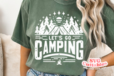 Let's Go Camping | Camping SVG Cut File