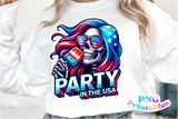 Party In The USA | Fourth of July | PNG Sublimation File