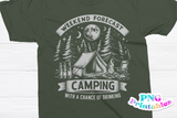 Camping Weekend Forecast | PNG Sublimation File