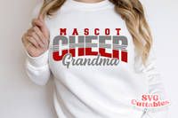 Cheer Template 0084 | SVG Cut File