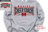 Cheer Coach Templatee 0085 | SVG Cut File