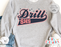 Drill Template 008 | SVG Cut File