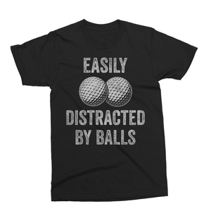 Easily Distracted By Balls | PNG Sublimation File