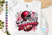 Football Airbrushed | PNG Sublimation File