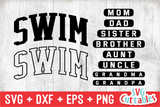 Swim Family | SVG Cut File