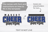 Cheer Template 0090 | Cut File