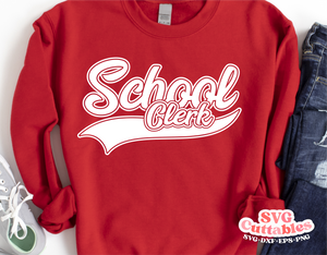 School Clerk | School SVG Cut File