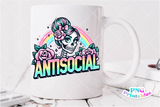 Antisocial | Funny PNG File