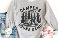 Camper Gonna Camp | Camping SVG Cut File