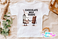 Chocolate Milk Shake | PNG Print File