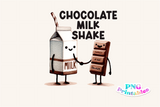 Chocolate Milk Shake | PNG Print File