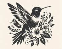 Hummingbird | SVG Cut File