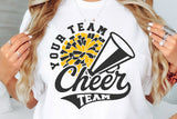 Cheerleader Team Template | SVG Cut File