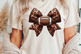 Football Coquette Bow | PNG Sublimation File