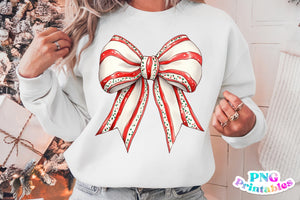 Christmas Bow | Sublimation PNG