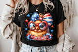 All American Chick | Fourth of July | PNG Sublimation File
