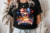 All American Chick | Fourth of July | PNG Sublimation File
