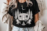 Retro Camper Scene Camping | PNG Sublimation File