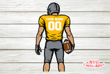 Football Template 0080 | SVG Cut File