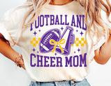 Football and Cheer Mom | SVG Cut File