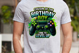 Family of the Gamer Birthday Boy png Bundle