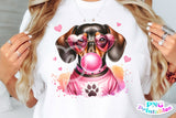 Dachshund Blowing Bubble | PNG Sublimation File