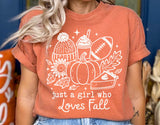 Just a Girl Who Loves Fall | Fall SVG Cut File