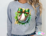 Baseball With Bow | PNG Sublimation File