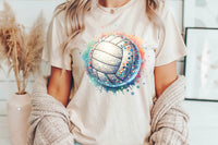 Sequin Volleyball | PNG Print File