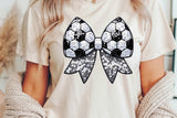 Soccer Ball Bow | PNG File