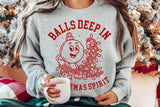 Balls Deep In Christmas Spirit | Funny Christmas SVG Cut File