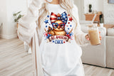 All American Chick | Fourth of July | PNG Sublimation File
