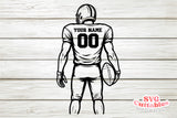 Football Template 0080 | SVG Cut File