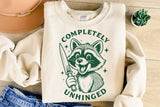 Completely Unhinged | Funny SVG Cut File