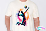 Softball Silhouette Neon | PNG File