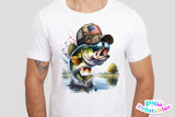American Bass Fish | Fishing PNG Print File